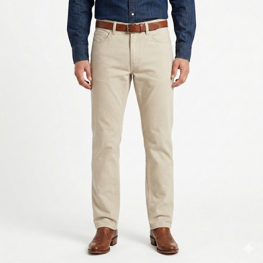 R.M. Williams Men’s Jeans R.M. Williams Made In Australia Tan Cotton 32L